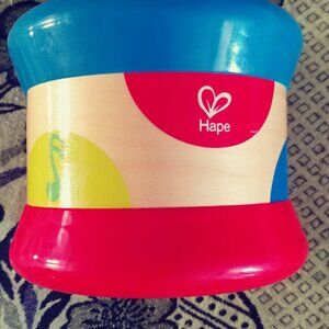 Hape Baby Drum | Colorful Rolling Drum Musical Instrument Toy for Toddlers